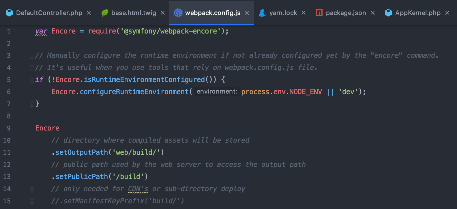 Using Symfony Webpack-Encore-Bundle with Pimcore